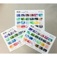 thumbnail image 3 of Kusakabe Transparent Watercolour Harmonia 24 Color Set Granulation colour Acuarela 1ml tin box, 3 of 6