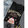 thumbnail image 3 of Grandmas Are Moms With Frosting T-Shirt Women -Smartprints Designs, Female 5X-Large, 3 of 4