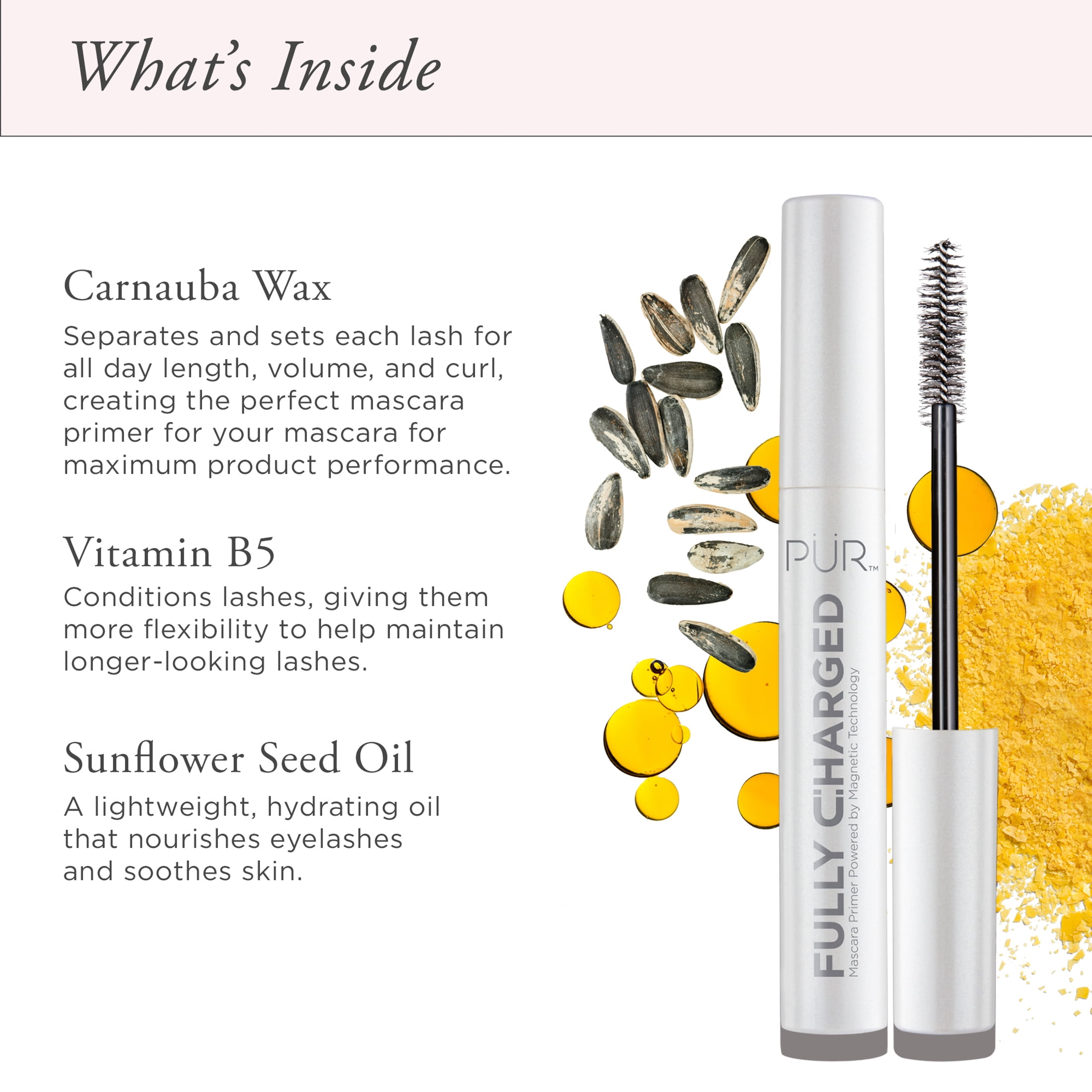Pur Fully Charged Volume Mascara Lash Primer Powered by Magnetic Technology