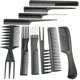 thumbnail image 5 of Juego de peines profesionales con 10 piezas, kit de herramientas de peinado antiestático para todo tipo de cabello., 5 of 5