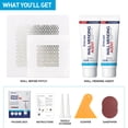 thumbnail image 2 of Kit de reparación de pared Boncart Spackle con raspador y papel de lija, 2 of 8