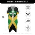 thumbnail image 6 of DISNIMO Jamaican Flag Print Women's Kimono Beach Coverups Palm Tree Print Cardigan Summer Swimsuit Cover Up Casual Loose Bikini Coverup for Swimwear, 6 of 6