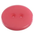 thumbnail image 2 of Mibo 100pcs Polyester Button - 2 Hole - Basic Round Top - Shiny Finish - 24L(15mm) - Pink, 2 of 2