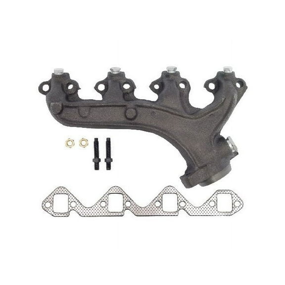 Left Exhaust Manifold - Compatible with 1988 - 1997 Ford F-350 5.8L V8 1989 1990 1991 1992 1993 1994 1995 1996