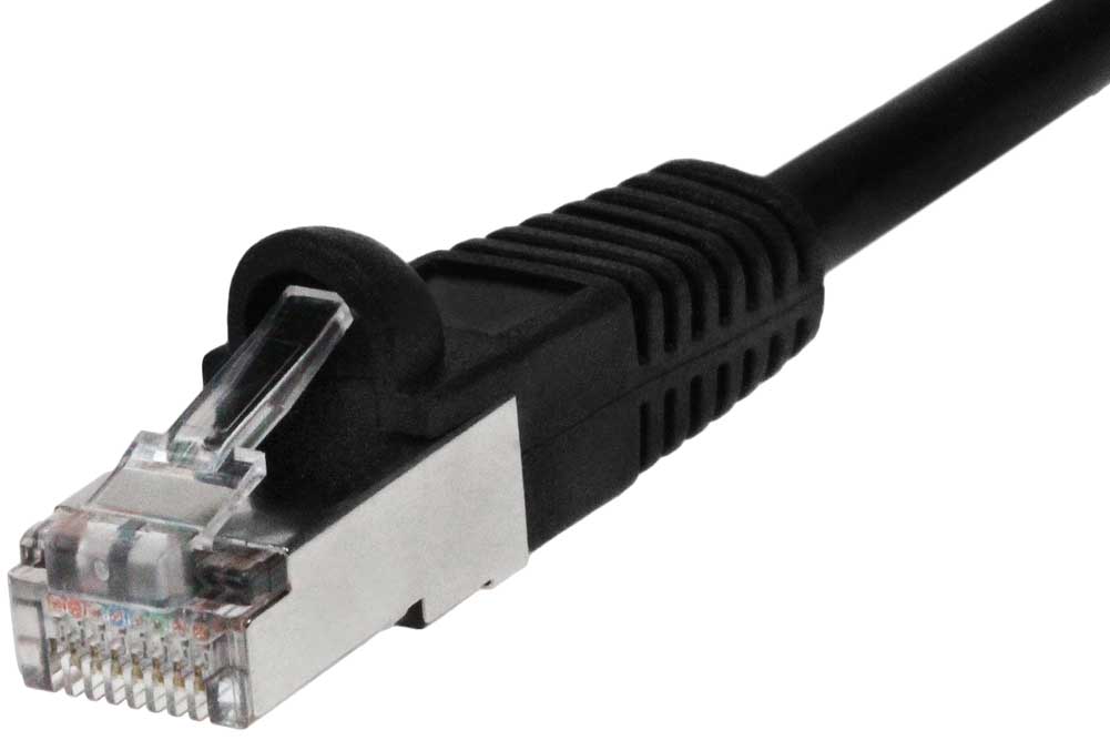 SF Cable Cat5e Shielded (STP) Ethernet Cable, 200 feet - Black - image 4 of 4