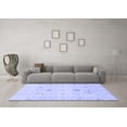thumbnail image 3 of Ahgly Company Machine Washable Indoor Rectangle Oriental Blue Traditional Area Rugs, 2' x 3', 3 of 4