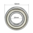 thumbnail image 4 of 6205ZZ Deep Groove Ball Bearings Z2 25x52x15mm Double Shielded Chrome Steel 2 Pcs, 4 of 4