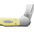 thumbnail image 2 of Case XX Knives Yellow Delrin Synthetic Mini Copperlock 1/500 Carbon Steel Pocket Knife 70418, 2 of 4