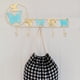 thumbnail image 2 of Gancho de pared de metal decorativo para entrada, perchero de hierro, llavero de pared, 5 ganchos, accesorios de baño modernos, toalleros., 2 of 6