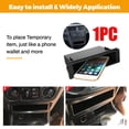 thumbnail image 3 of Red Wolf Almacenamiento De Bolsillo Para Radio De Coche Selecto Para Nissan Pathfinder/Frontier/Aramda/2004-2020 Sentra/Armada 2005-2018 Xterra 2004-2015 Estéreo De Un Solo Din Contenedor De Almacenam, 3 of 7