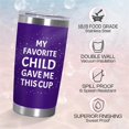 thumbnail image 3 of Mothers Day Gifts for Mom from Daughters and Sons - Favorite Child 20 oz Stainless Steel Insulated Coffee Tumbler with Lid - Mother's Day Birthday Gifts for Women, Present for Mom, 3 of 7
