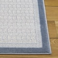 thumbnail image 3 of SAFAVIEH Prestige Clarisse Bordered Area Rug, Ivory/Blue, 8' x 10', 3 of 7