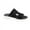 Black, variant on Xfvqtps Wedge Sandals for Women Slide Knit Mesh Hollow out Cutout Breathable Soft Sole Non Slip Comfortable Walking Beach Summer Slippers Black
