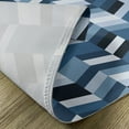 thumbnail image 5 of Ambesonne Slate Blue Place Mats Set of 4, Zigzag Twisty Lines, Standard Size, Dark Slate Blue, 5 of 6