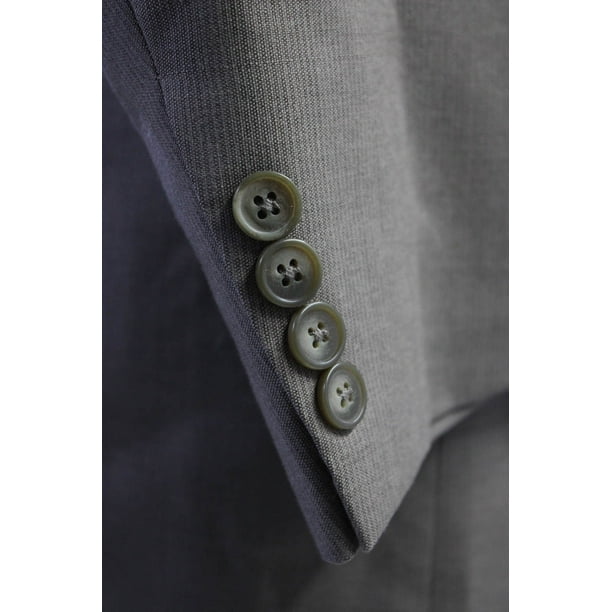 Pre-owned|Pierre Cardin Mens Brown Wool Four Button Long Sleeve