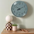 thumbnail image 2 of REGALWOVEN Wall Clock, Silent Non-Ticking Modern Battery Operated Clocks for Living Room, Office, Home, Bathroom, Kitchen, Bedroom Blue 12 Inch, 2 of 6