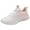 Pink, variant on Womens Running Shoes Composite Shoes for Women Ladies Fashion Solid Color Breathable Mesh Knitted Flat Casual Summer 2024 Orange,38