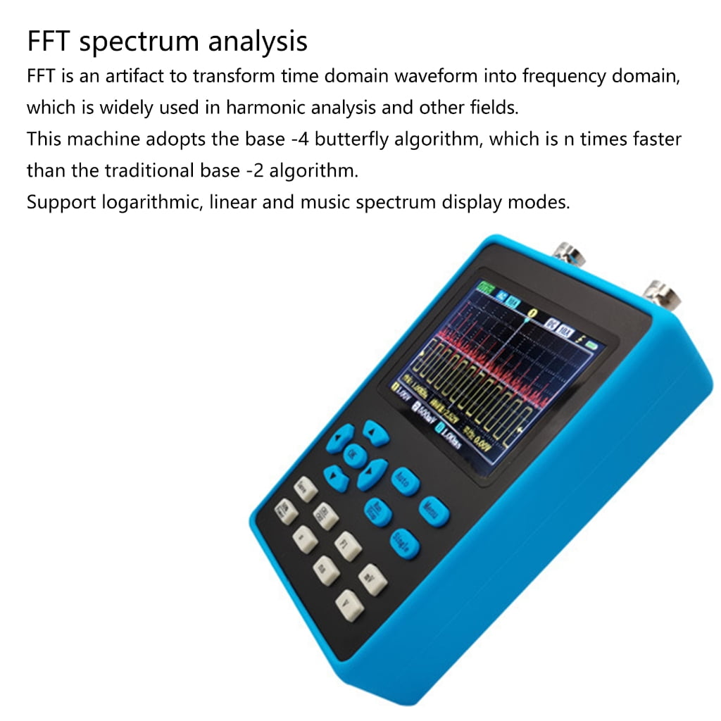 Digital Oscilloscope 120M Bandwidth 500MSa/s Sampling Rate Waveform Generator