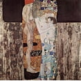 thumbnail image 2 of Klimt, Gustav 15x15 Gold Ornate Wood Framed with Double Matting Museum Art Print Titled - The Three Ages of the Woman, 2 of 4
