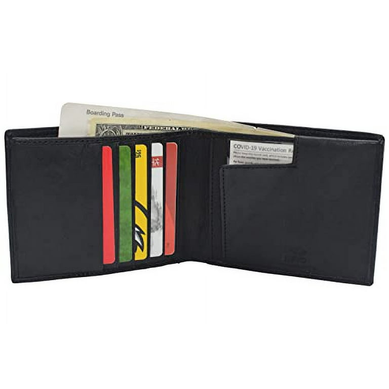  Mossruta Luxury Real Leather Zip Around Travel Wallet, Large  Capicity Card Holder Organizer