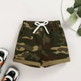 thumbnail image 7 of EnJoCho Baby Tuxedo Summer Toddler Boys Short Sleeve Camouflage Hooded Tops Shorts Two Piece Outfits Set for Kids Clothes 18-24 Months, 7 of 7