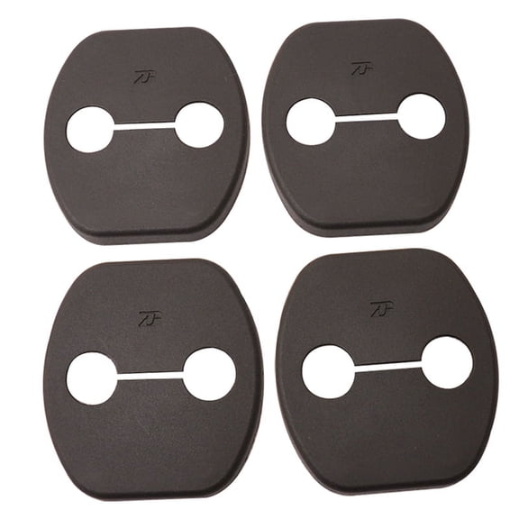 Ikon Motorsports Compatible with Nissan Sentra Rouge Door Latch Striker Catch Bracket Cover Cap 4 PC - PP