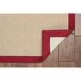 thumbnail image 5 of Linon Athena Natural & Red Accent Rug, 1.1ft x 2.1ft, 5 of 7