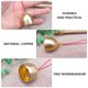thumbnail image 2 of 4 unids creative wind chimes retro viento campanas colgantes colgantes colgantes decoraciones (dorado), 2 of 7