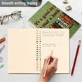 thumbnail image 4 of FORMRS 1-Subject Spiral Notebook 8" x 5" College Ruled 60 Refillable Sheet A5 Hard Cover, 2 Pack, Green Book Shelf, 4 of 7