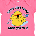 thumbnail image 4 of Inktastic Life's Ducky 2nd Birthday Boys or Girls Baby Bodysuit, 4 of 5