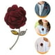 thumbnail image 5 of Broche de rosa, broche de flores con diamantes de imitación, broches para mujer, joyería, broche floral, 5 of 7