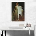 thumbnail image 2 of ARTCANVAS The Goldfish 1911 Canvas Art Print by Charles Courtney Curran - Size: 26" x 18" (1.50" Deep), 2 of 9