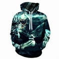 thumbnail image 3 of Venom spring and autumn men's 3D printing Venom hooded hoodie, 3 of 5