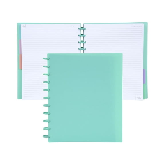 Talia Discbound Notebooks Planner Customizable-8081 (Sage Green /Sage Green Discs, Letter (8.5in x 11in))…