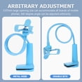 thumbnail image 4 of MasteelfCA 1Pc Double Clips Mobile Phone Holder Creative Phone Holder with Spiral Base, 4 of 7