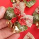 thumbnail image 4 of Lazo pequeño de lino con campana para decoración del hogar, colgante creativo para árbol de Navidad, accesorios para fiesta de boda, 5 piezas, 4 of 4