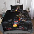 thumbnail image 1 of Formula 1 3d Duvet Cover Sets, F1 Bedding Set And Pillowcase For Single Or Double Bed Microfiber With Zipper Closure 2 Pcs Single, 1 of 5