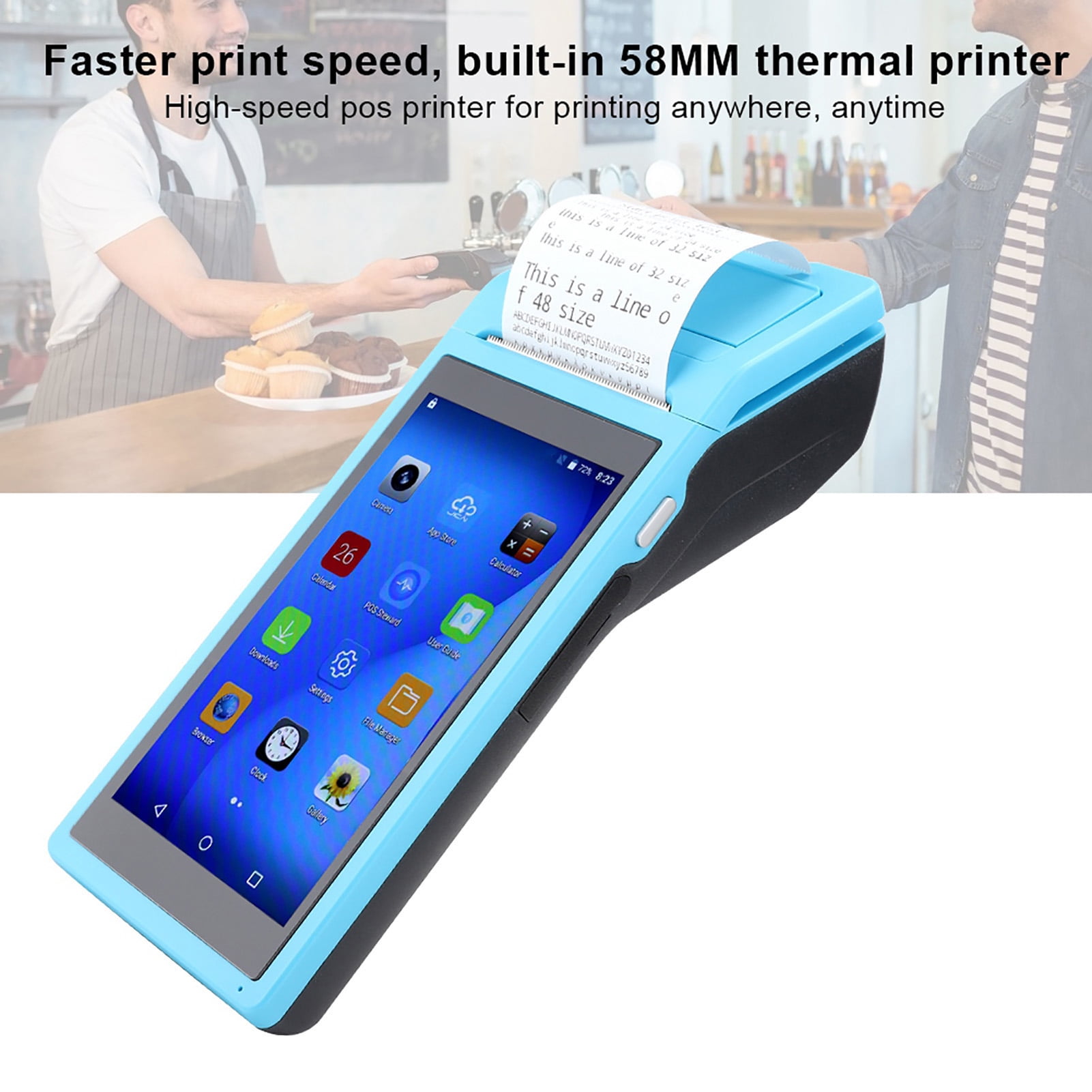 58MM 110-240V Printer, WiFi Printer Street Vendors for  6.0