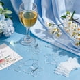 thumbnail image 5 of 40Pcs Wine Glass Charms Markers Tags Clear Acrylic Butterfly Wine Charms with Iron Hoop Wine Glass Identifier Tags Drink Ring Tags, 5 of 6