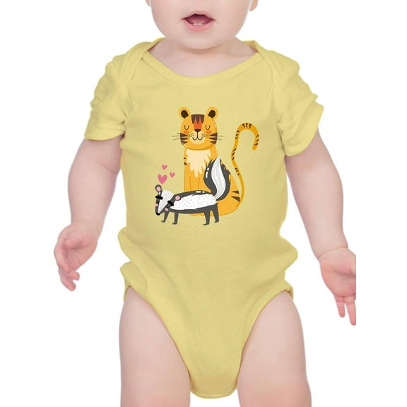 Snkink With A Tiger Bodysuit Infant -Image by Shutterstock, Newborn