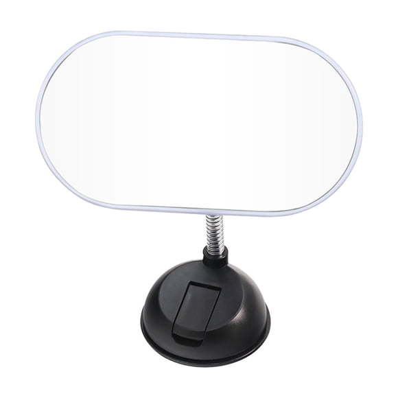 Miroir de Voiture pour Bébé, Rétroviseur Arrière Rotatif à 360 pour Siège Arrière de Nourrisson, Support à Ventouse Réglable, Miroir de Sécurité pour Enfant pour les Déplacements en Véhicule, les Déplacements Quotidiens et les Trajets sur la Route