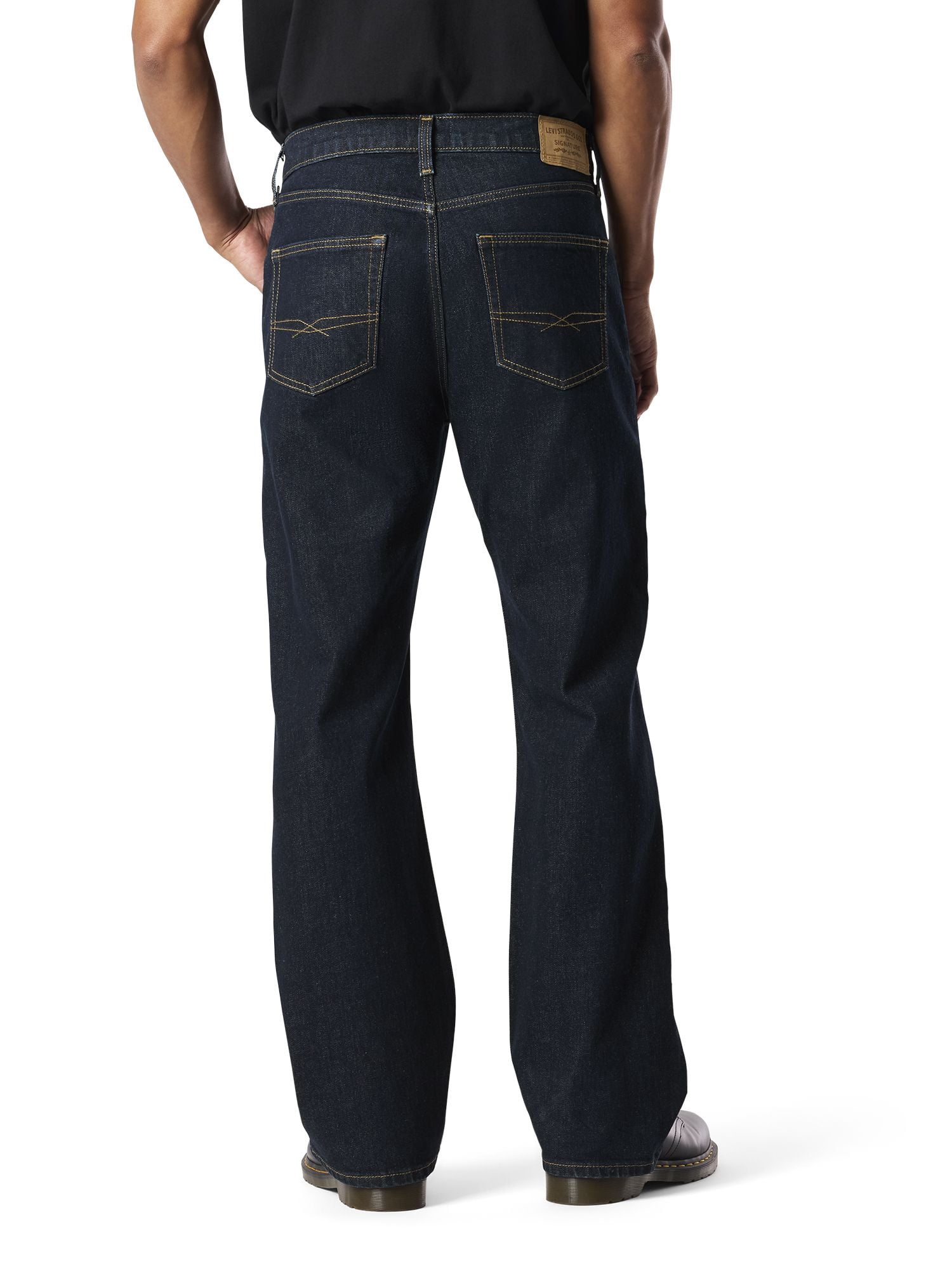 Levi Strauss Signature Men's and Big and Tall Original Relaxed Bootcut Jeans