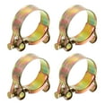 thumbnail image 1 of Unique Bargains 4Pack T-Bolt Hose Clamps, 48-51mm/1.89'-2.01' ID Range, Iron Radiator Hose Clamp Intake Clamp, 1 of 4