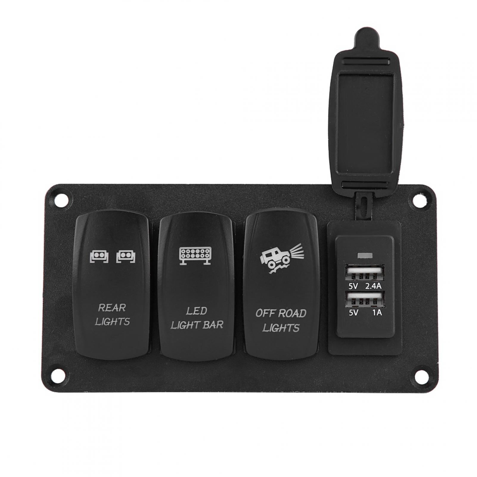 Dual Light Switch, Durable Led Light Bar Switch, Anti Combustion For