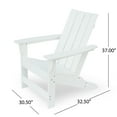 thumbnail image 3 of Robbyn Resin Outdoor Adirondack Chair, White, 3 of 7