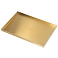 thumbnail image 2 of Bandeja dorada de acero inoxidable, bandeja de almacenamiento rectangular de Metal con placa dorada moderna, bandeja para exhibición de joyas, experiencia incomparable, 2 of 8
