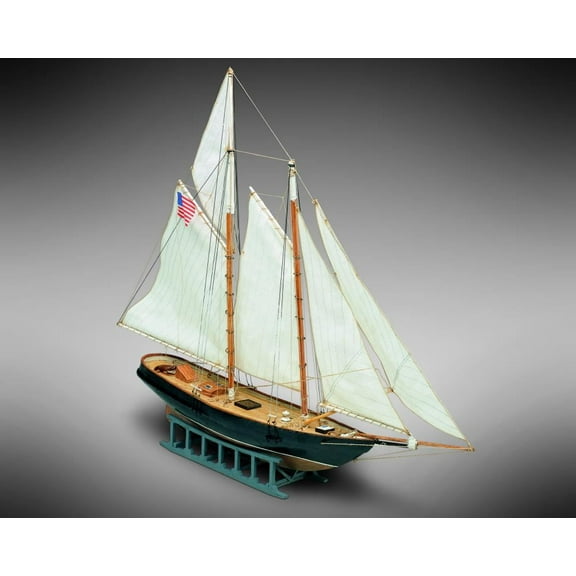 Mamoli MM04 - America - Pre-Carved Wooden Hull Ship Model Kit - Scale 1/140 Length 370mm (14.5")