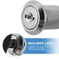 thumbnail image 4 of Shisuyan 5pcs Security Mailbox Locks Letter Box Locks Cupboard Lock Drawer Locks, 4 of 8