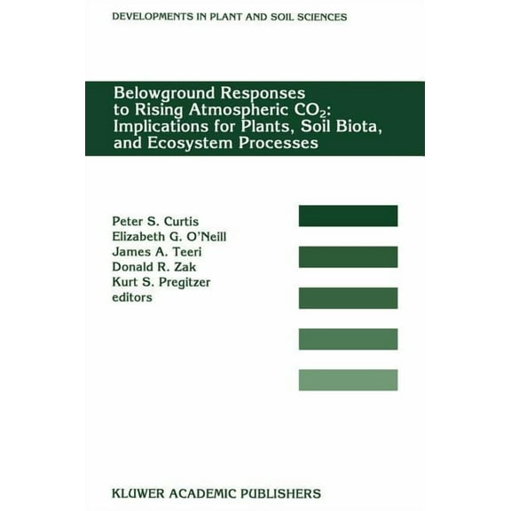 Developments in Plant and Soil Sciences Belowground Responses to Rising Atmospheric Co2: Implications for Plants, Soil Biota, and Ecosystem Processes: Proceedin, Book 60, (Hardcover)