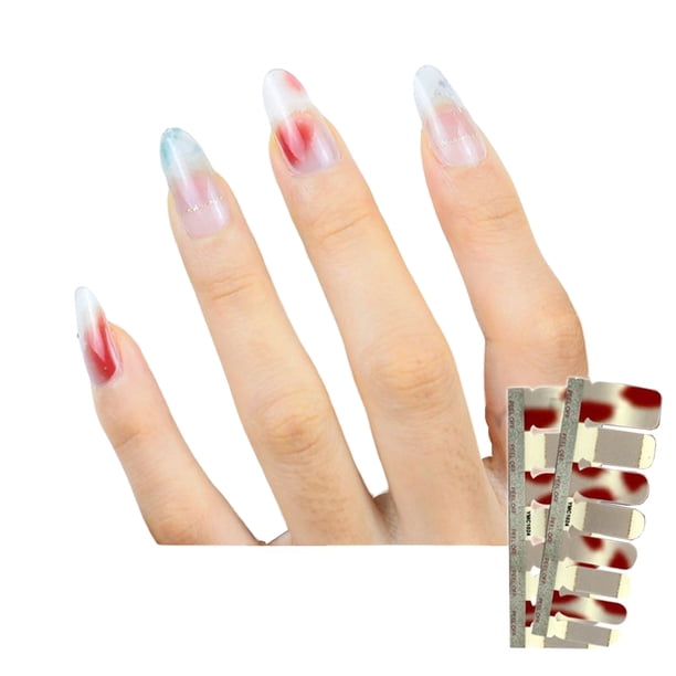 Seitruly Pegatina para uñas Estilo autoadhesivo Combinación perfecta Paster atractivo Viscosidad fuerte Encanto Fácil de arrancar Puntas de manicura Juegos de manicura YMC1002 Seitruly CE011888-02B